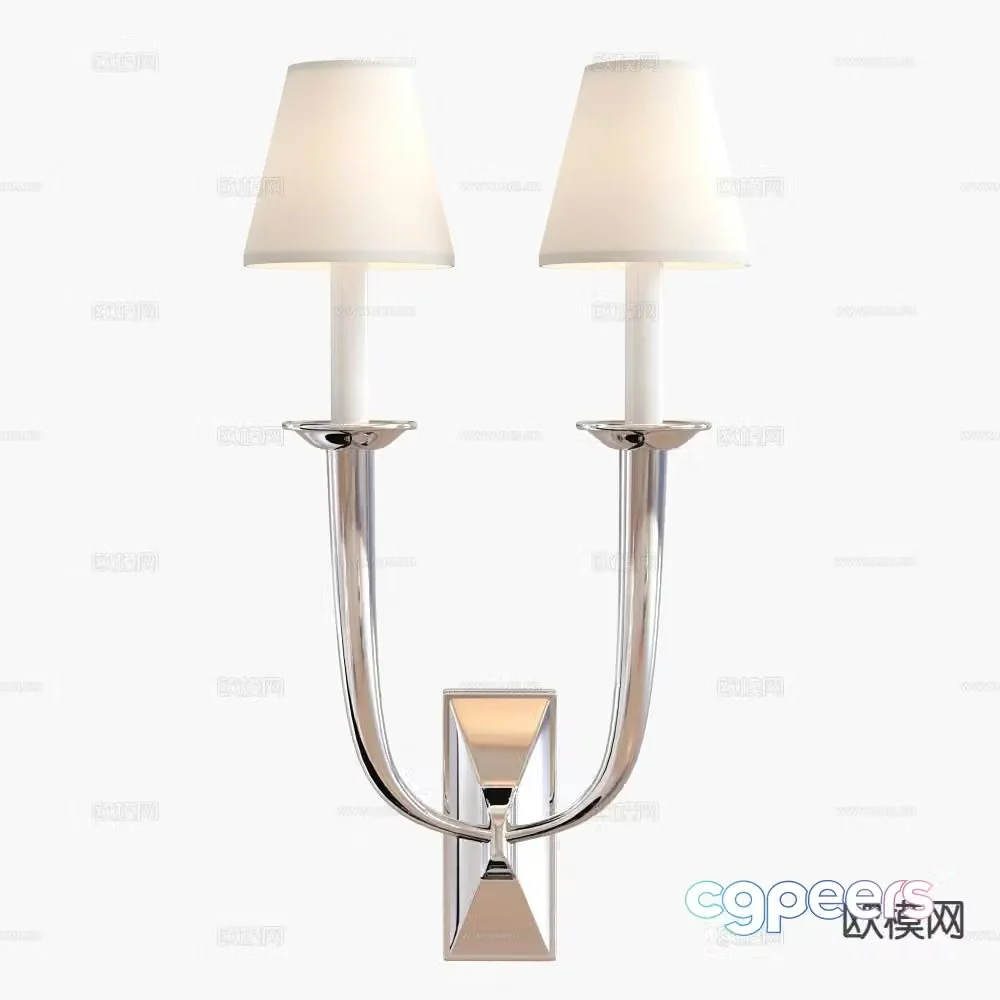 Simple wall lamp bedside wall lamp 3d model