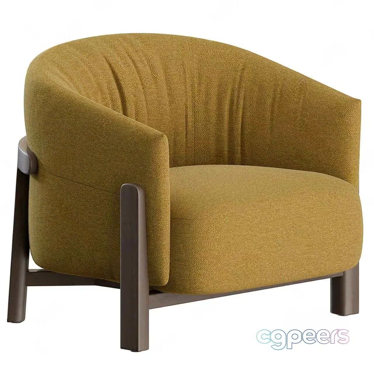 A Yellow Chair 3D Model – 12021 – CORONA Render
