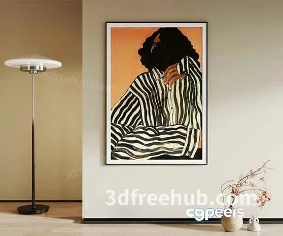 Modern Living Room 3D Model – 18848 – VRAY Render