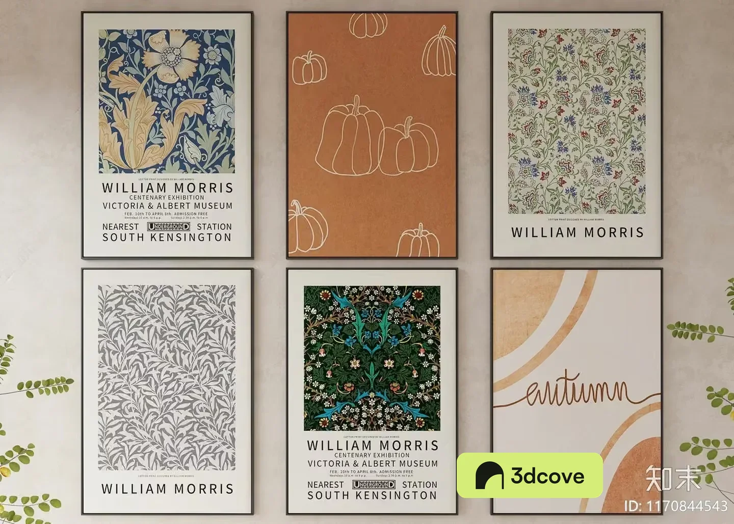 Six William Morris Posters