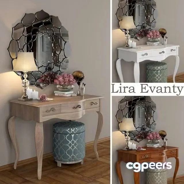 3ds Max Free – Dressing table Lira from Evanty