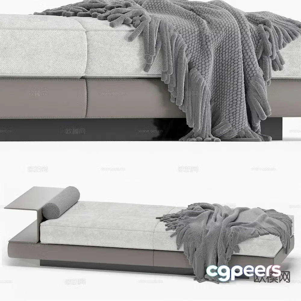 Chaise lounge chaise sofa 3d model
