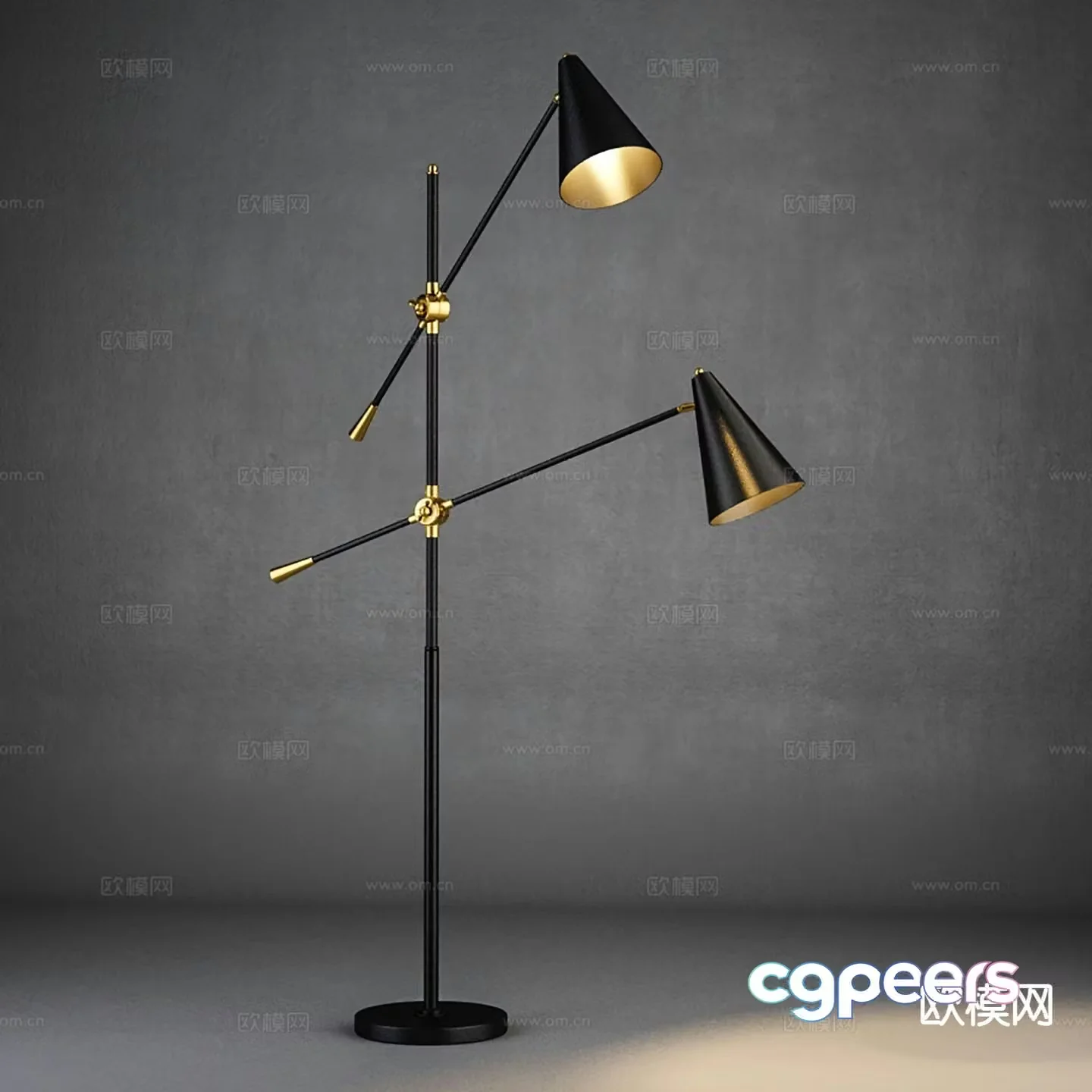 Modern floor lamp 3d model