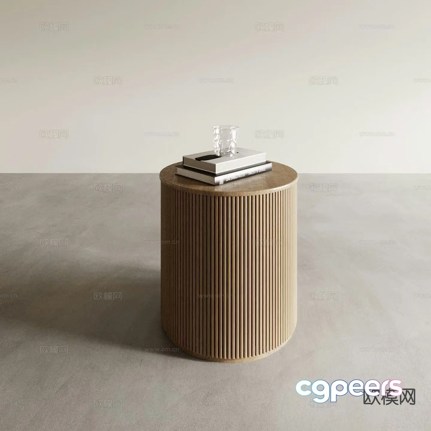 New Chinese style corner table round table side table 3D model