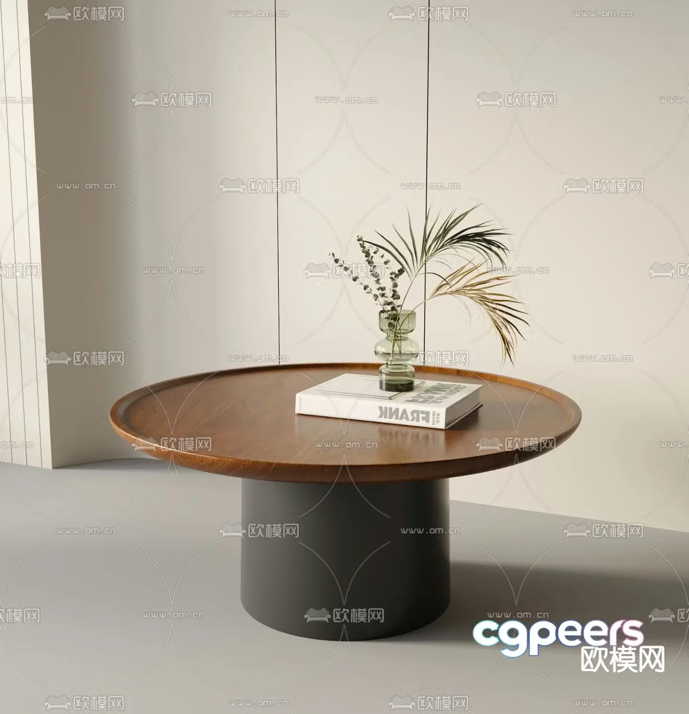 Wabi-sabi coffee table 3d model