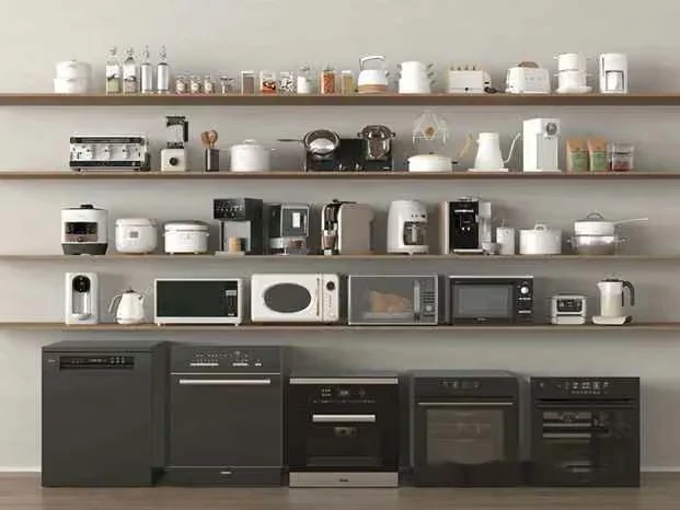 Modern Kitchen Appliances 3D Model – 8800 – VRAY Render