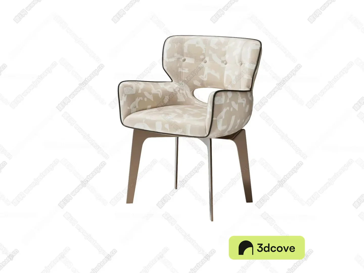 A Modern Beige Chair