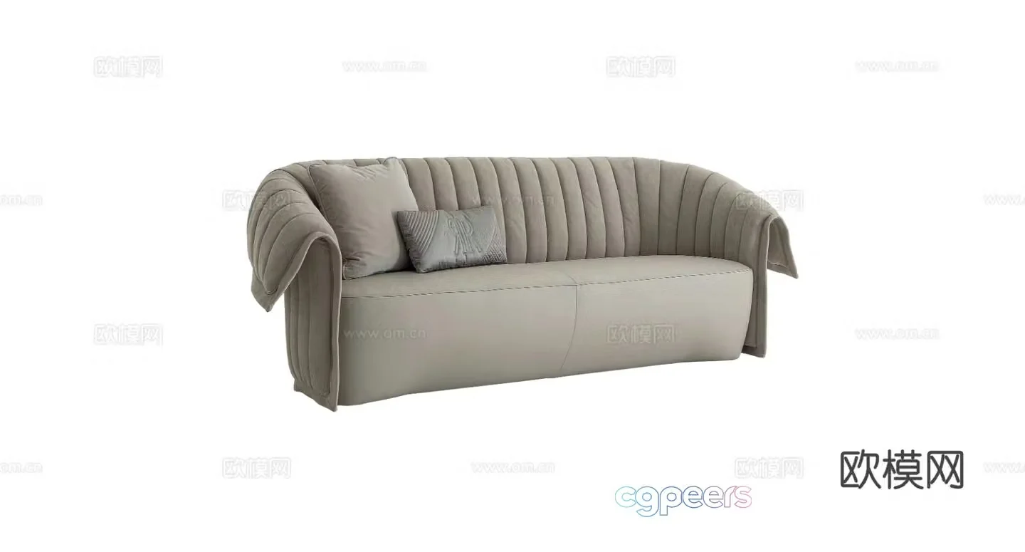 Rugiano MANTA Multiplayer Sofa 3D Model