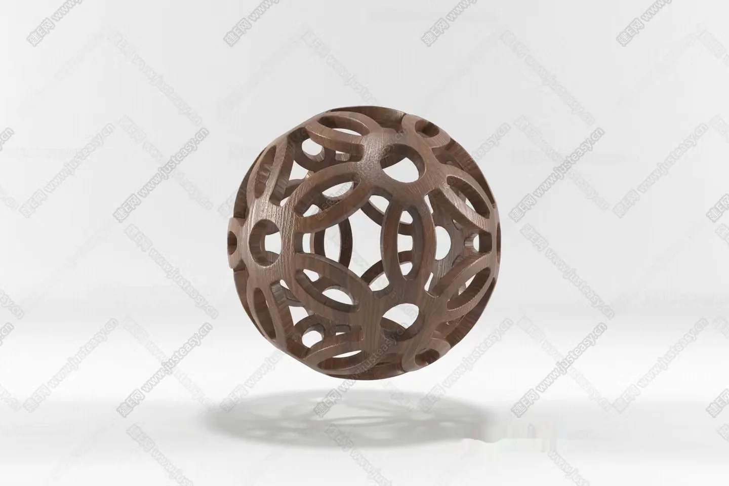 The Single Main Subject Is A 3D Model Of A Sphere 3D Model – 4598 – VRAY Render