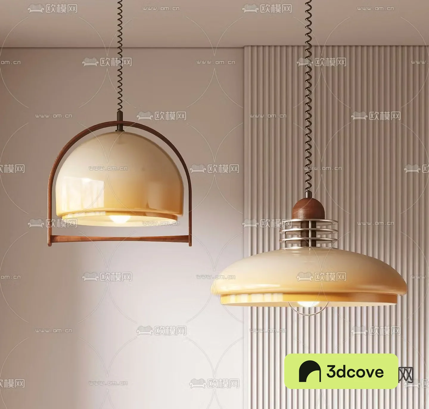 American retro chandelier