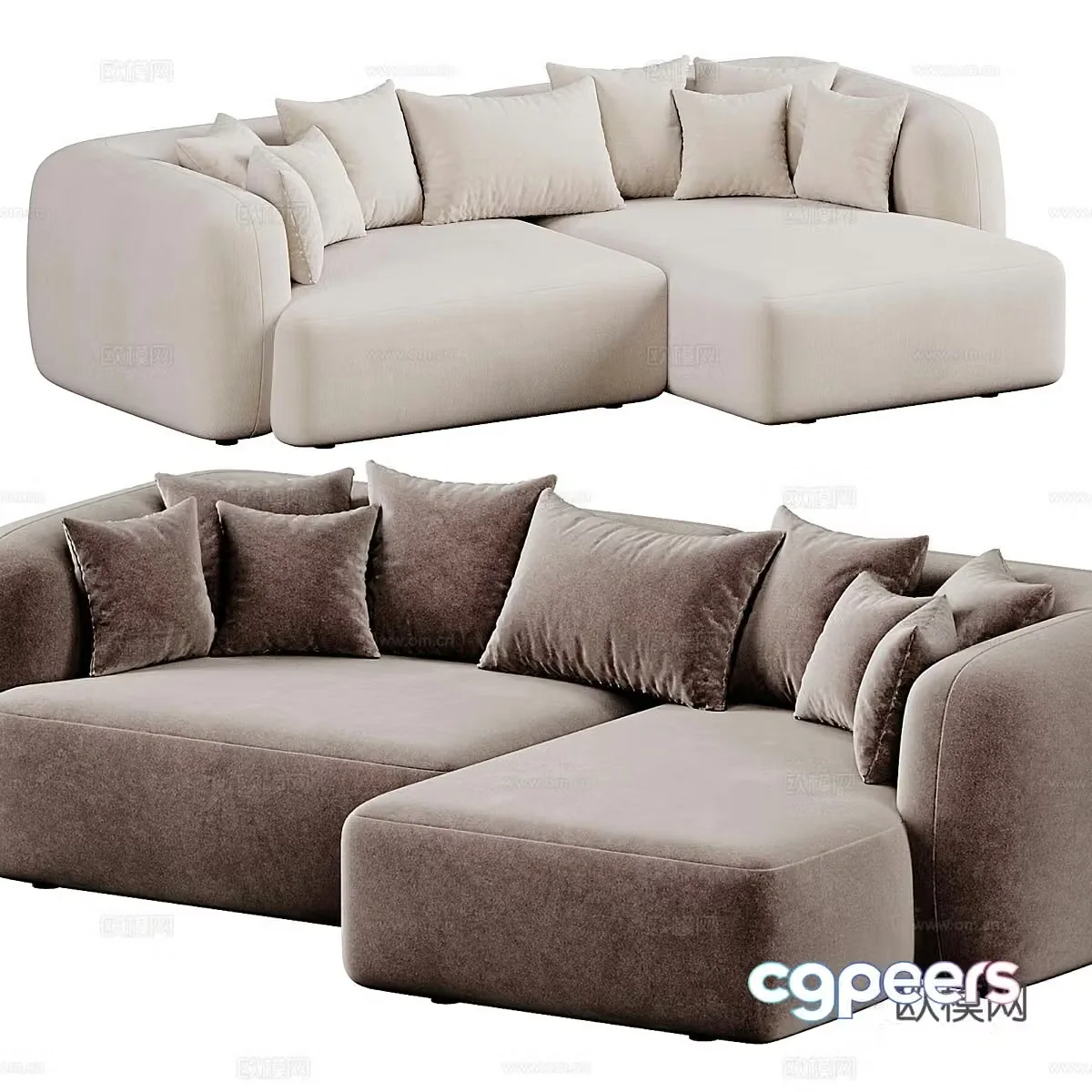 Kavehome Martina loveseat 3d model