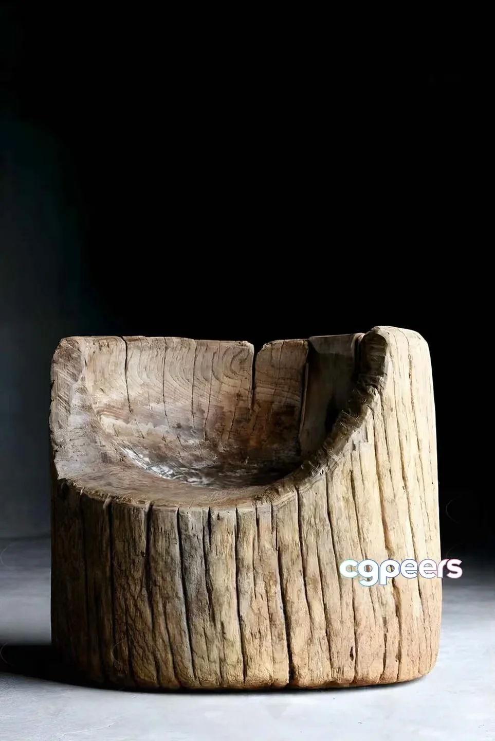 Wooden Rustic Chair 3D Model – 4968 – VRAY Render