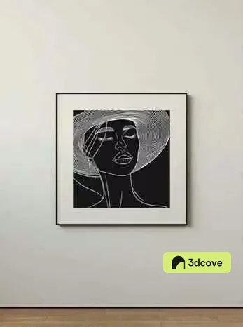 Black And White Abstract Art