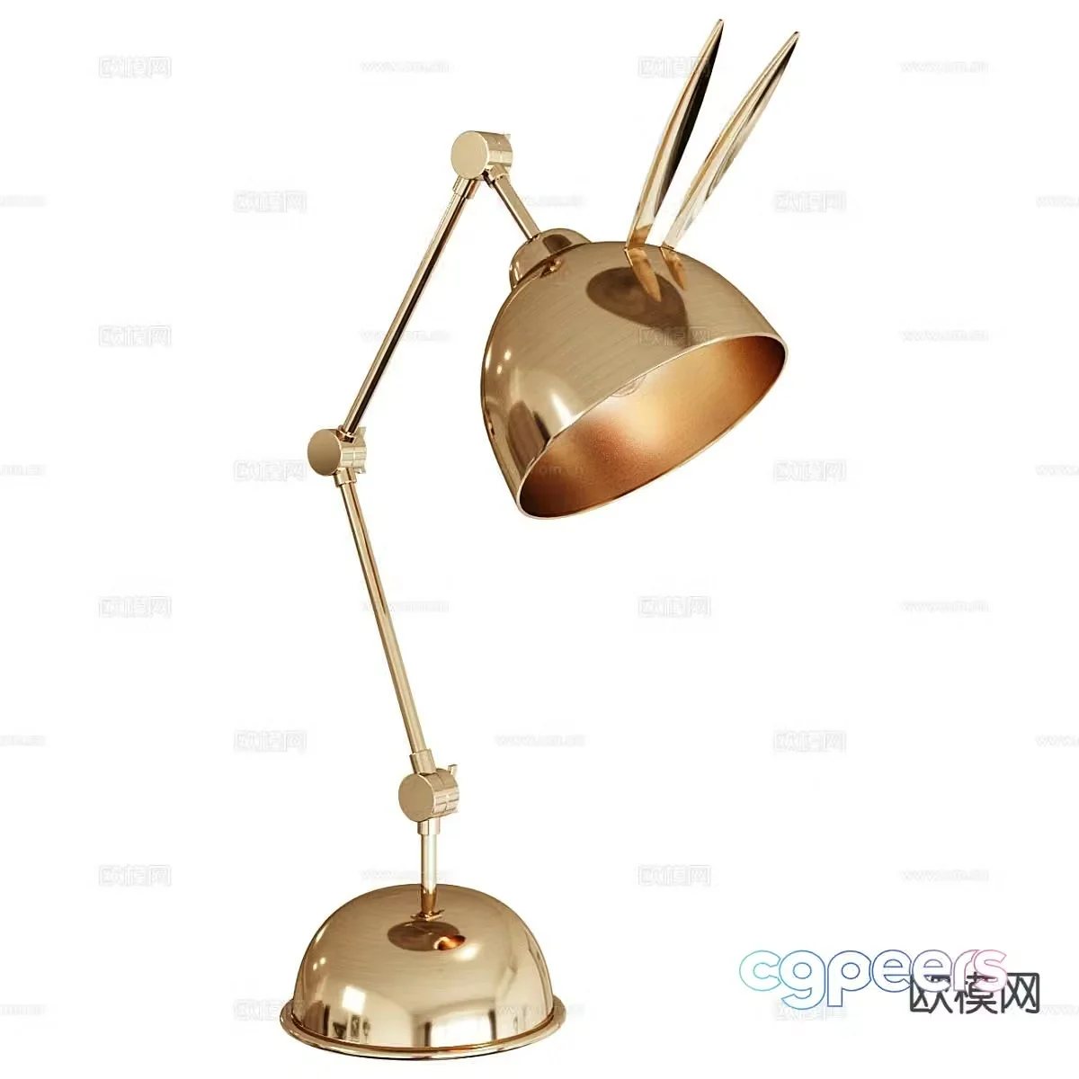 Light luxury table lamp 3D model