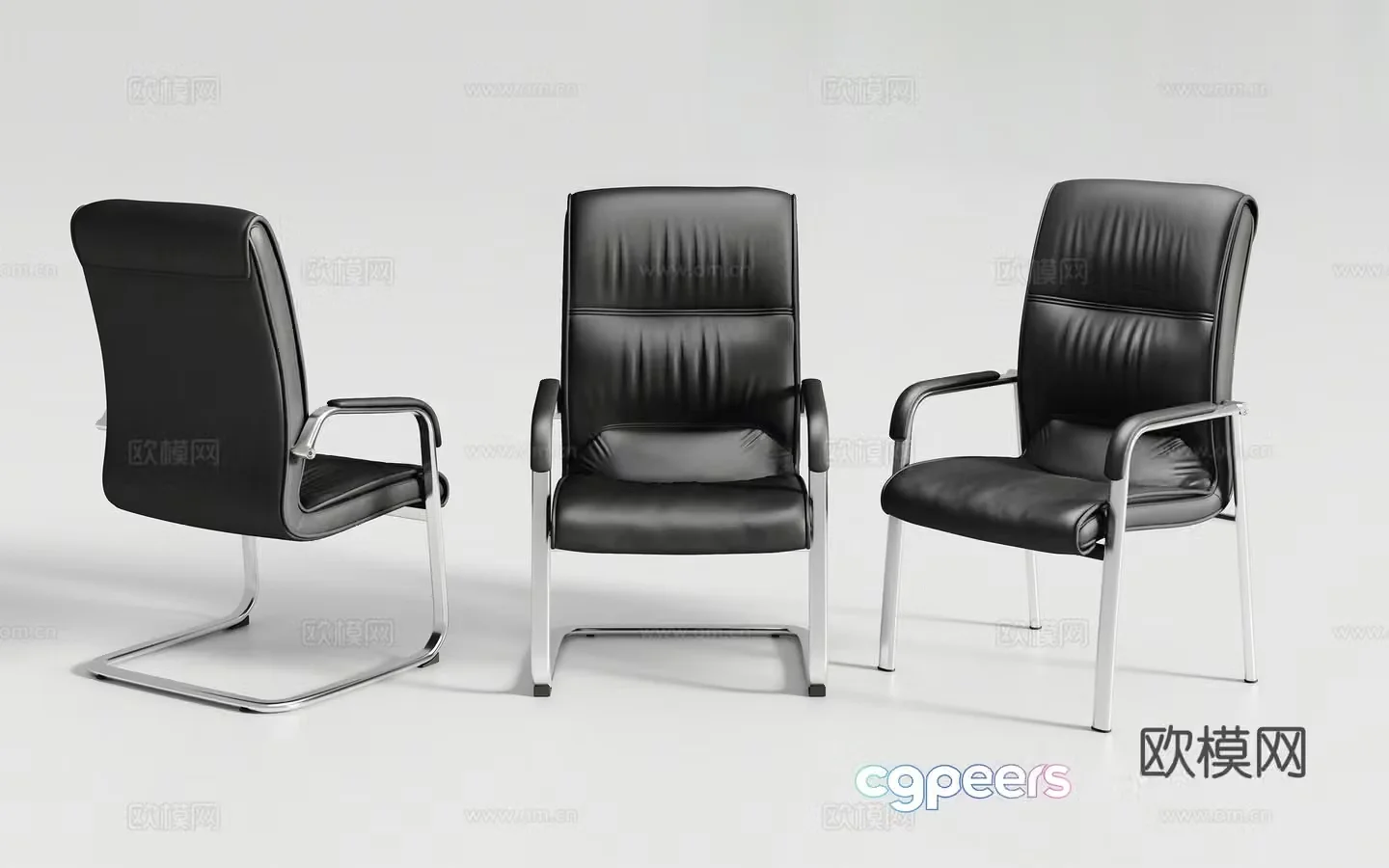 Modern executive chair office chair boss chair 3d model