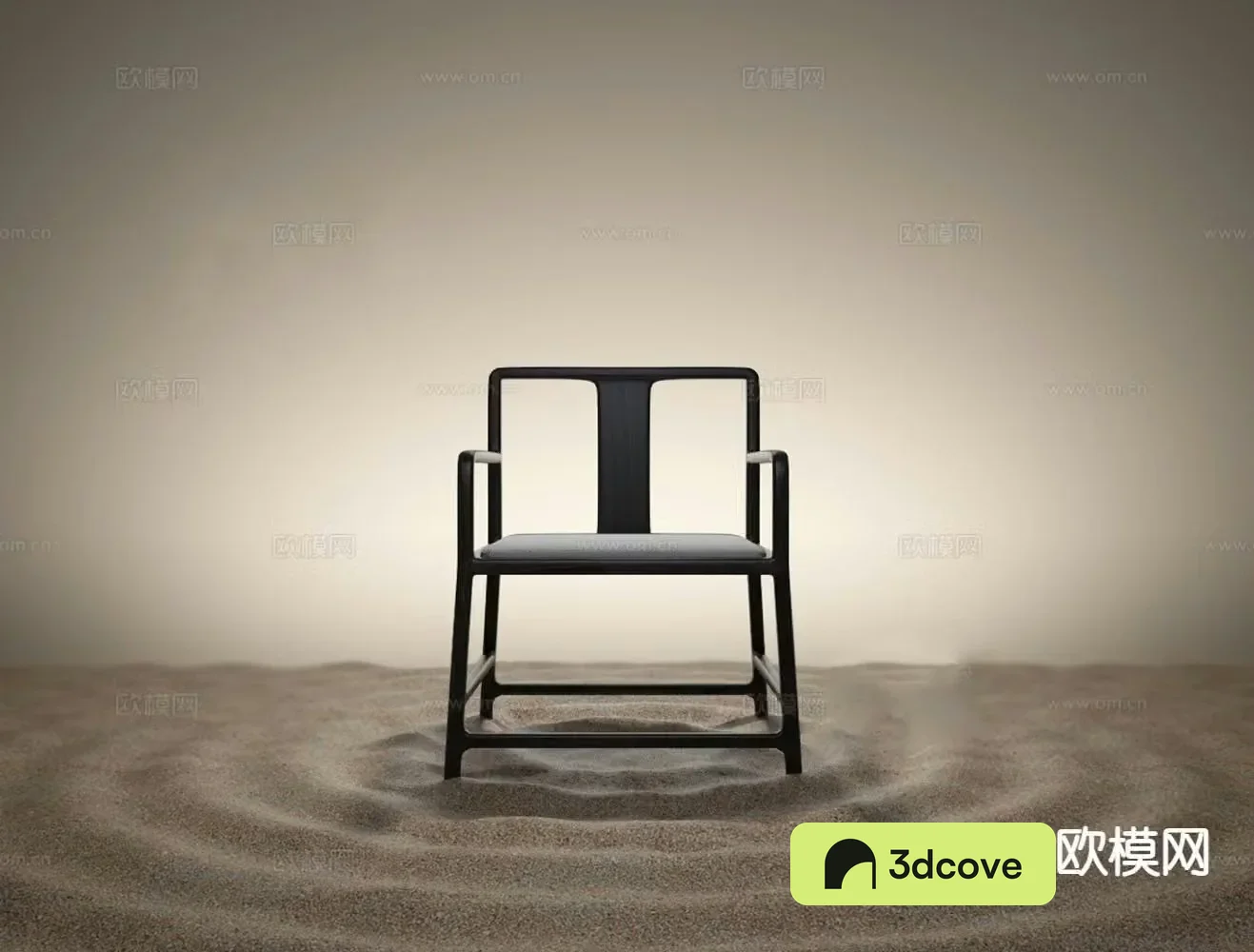 Single chair leisure chair dining chair Taishi chair