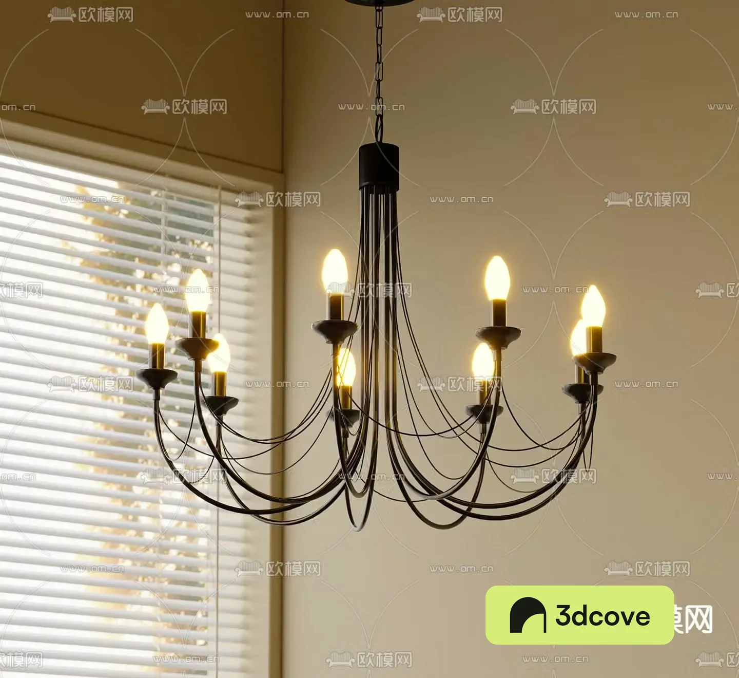French chandelier American chandelier