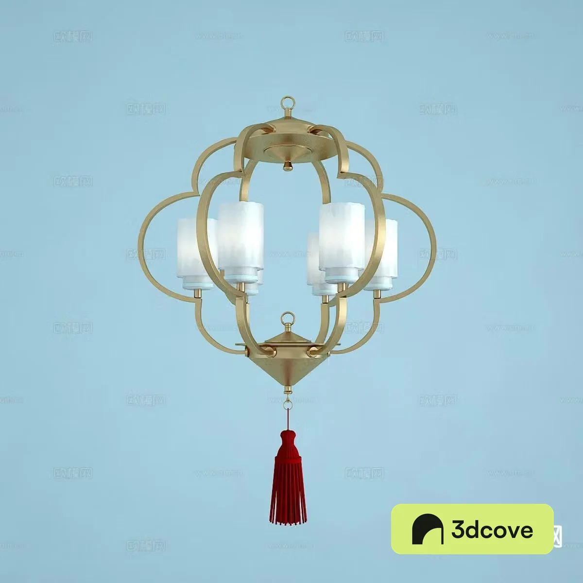 New Chinese style small chandelier bedside small chandelier