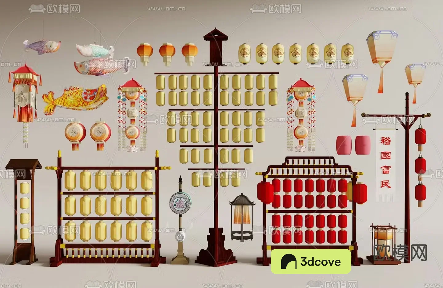 National trend lantern Tang style lantern palace lantern