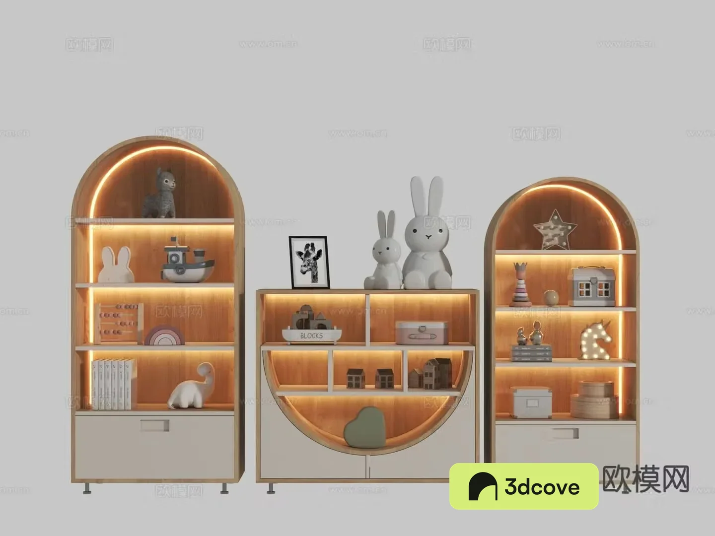Children’s cabinet toy cabinet