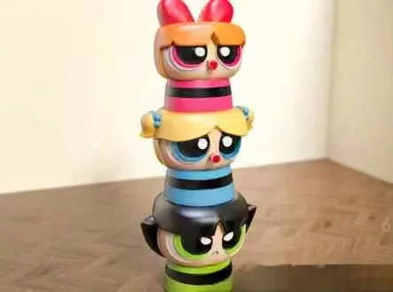 Stacked Cartoon Characters 3D Model – 16314 – VRAY Render
