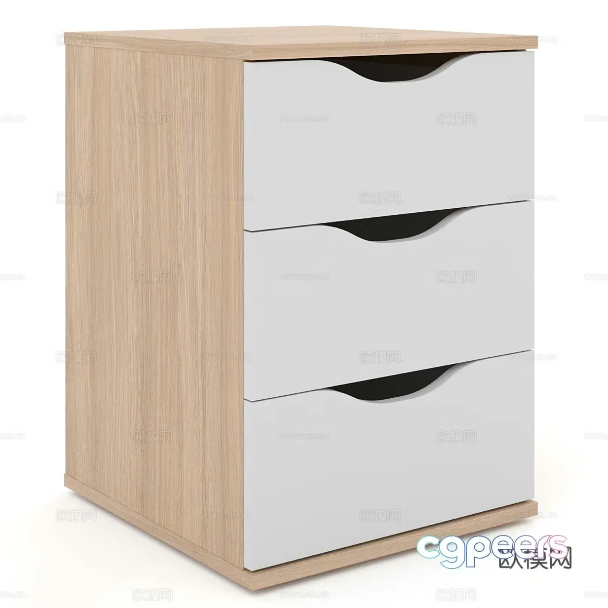 Bedside table 3d model