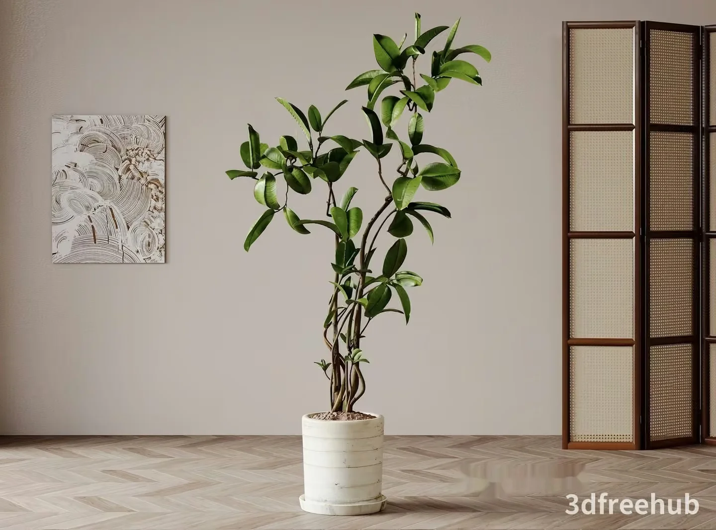 Modern Living Room 3D Model – 20811 – VRAY Render