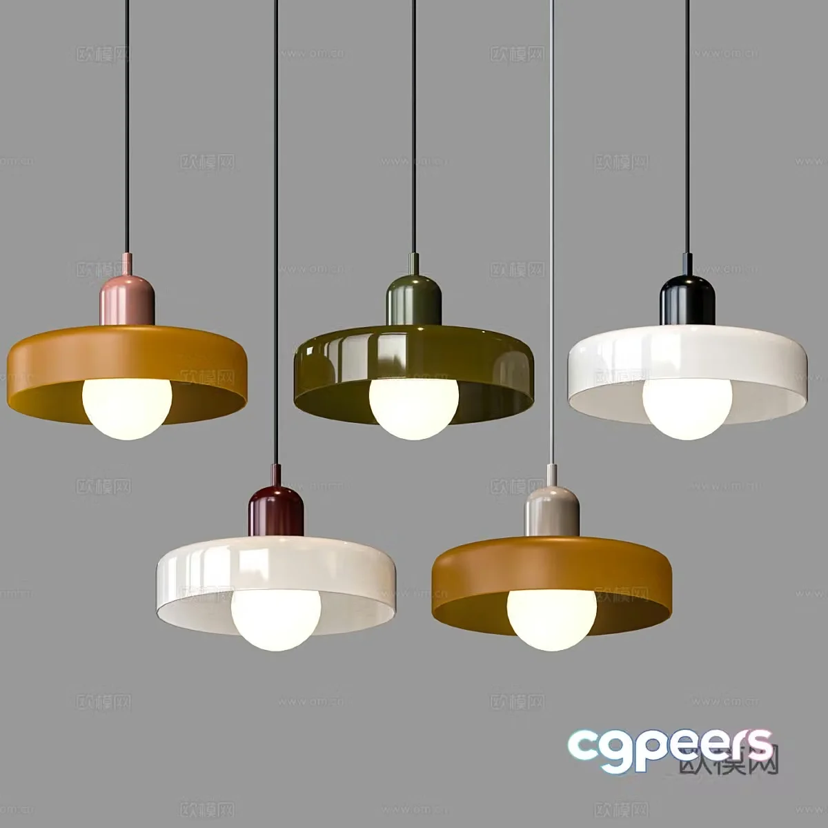 Nordic simple chandeliers chandeliers simple chandeliers dining chandeliers living room chandeliers lamps 3D model