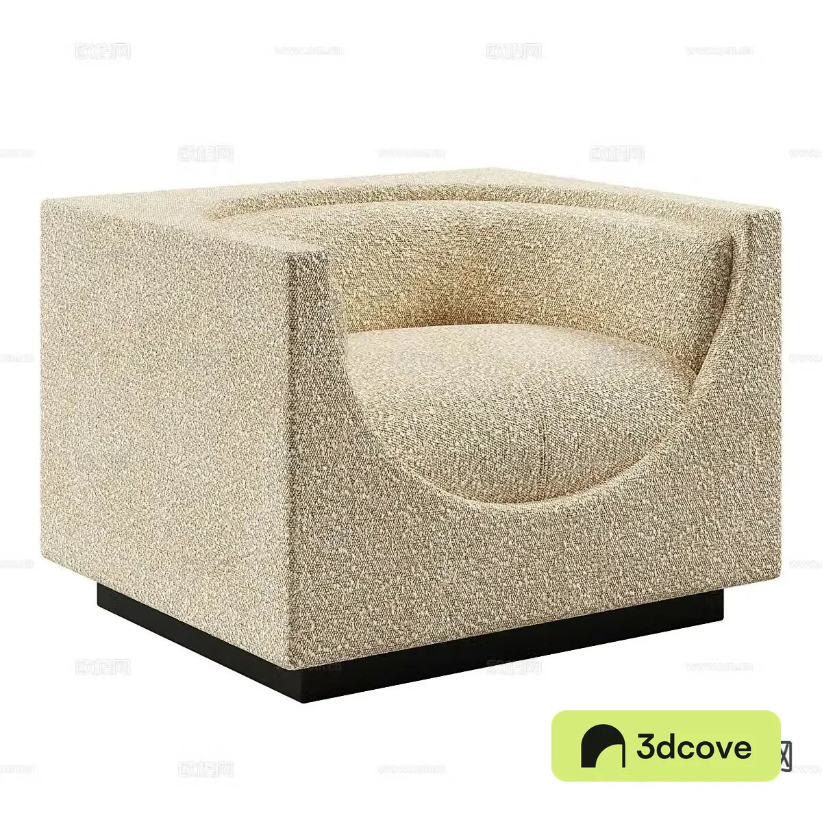 Modern single sofa