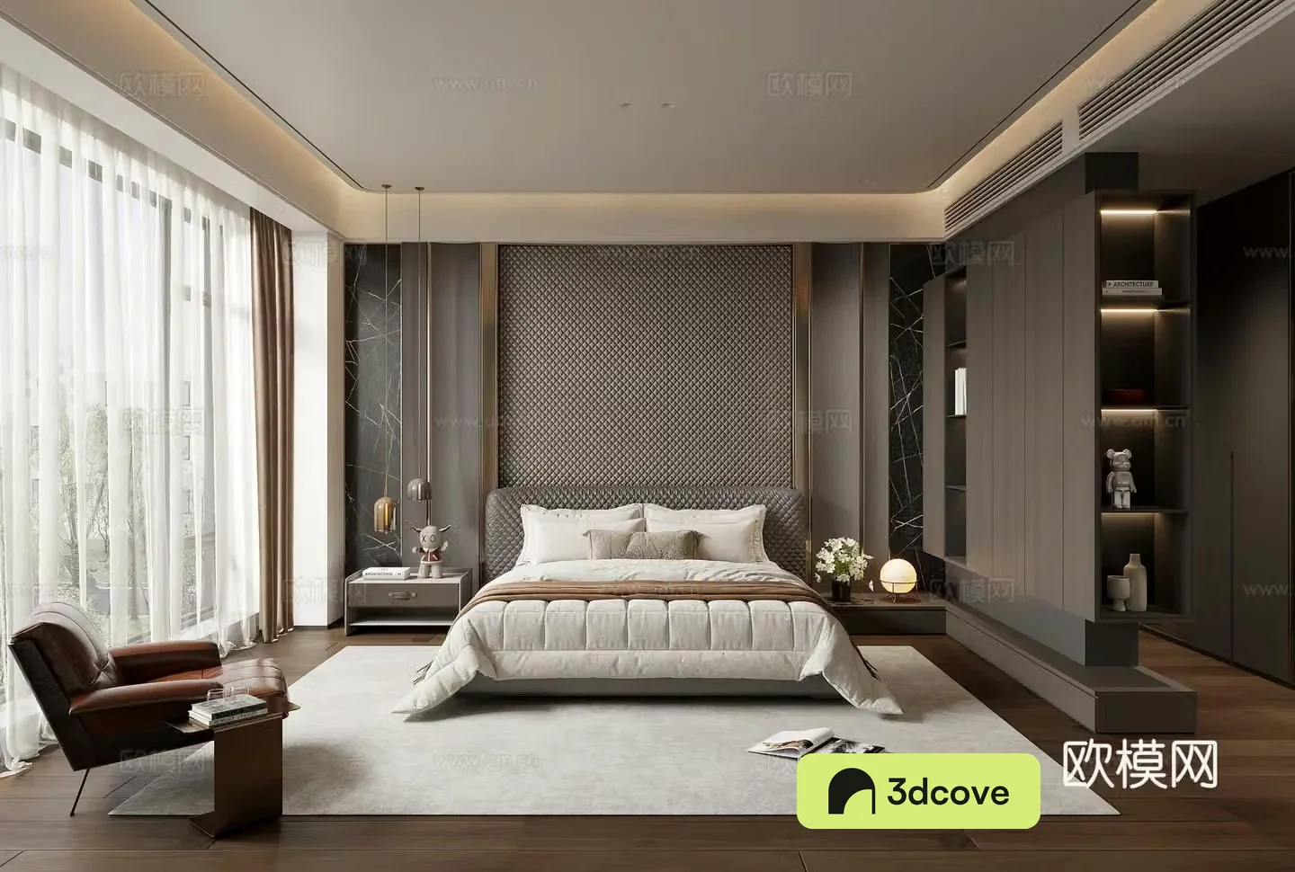 Modern bedroom