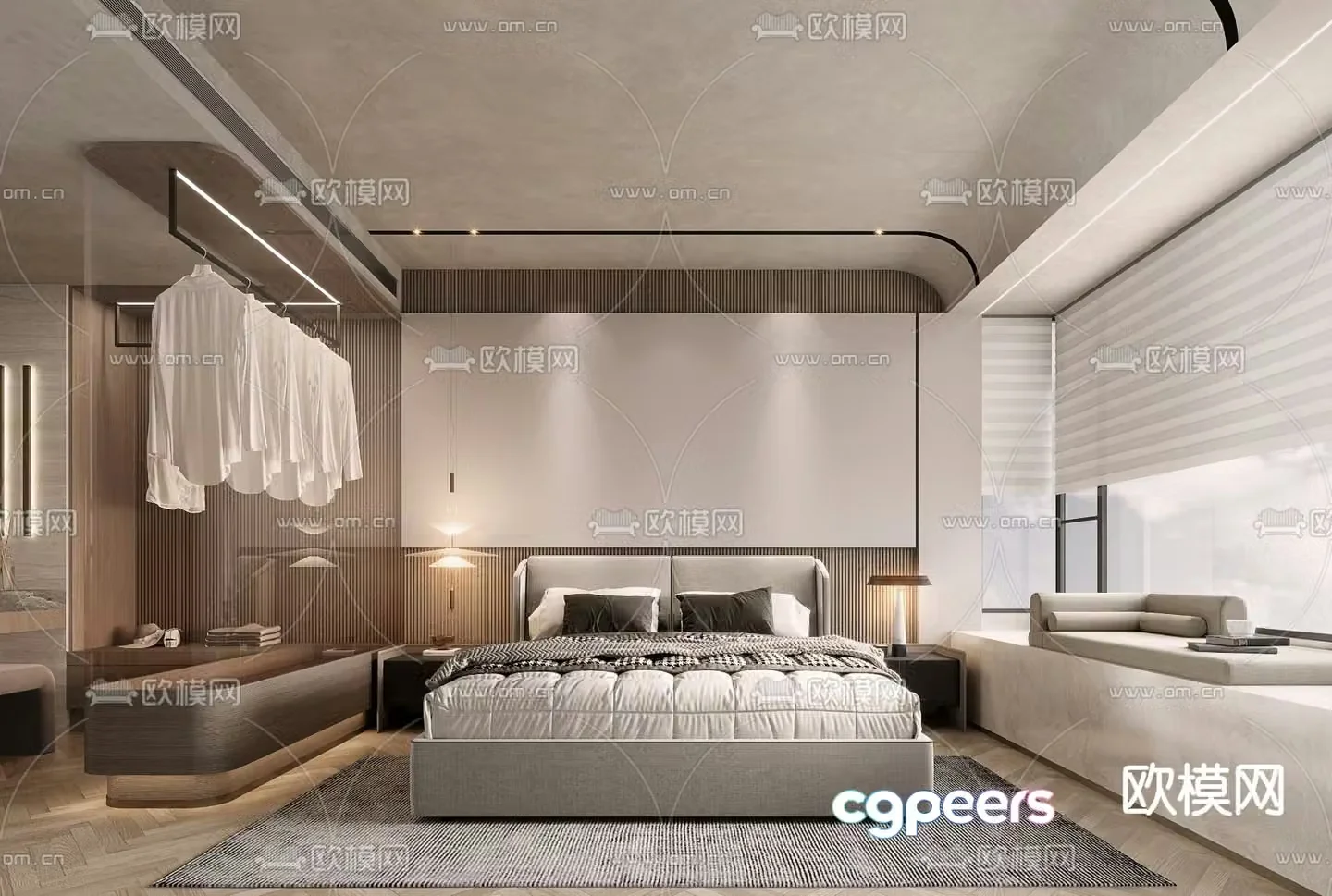 Wasabi bedroom master room 3d model