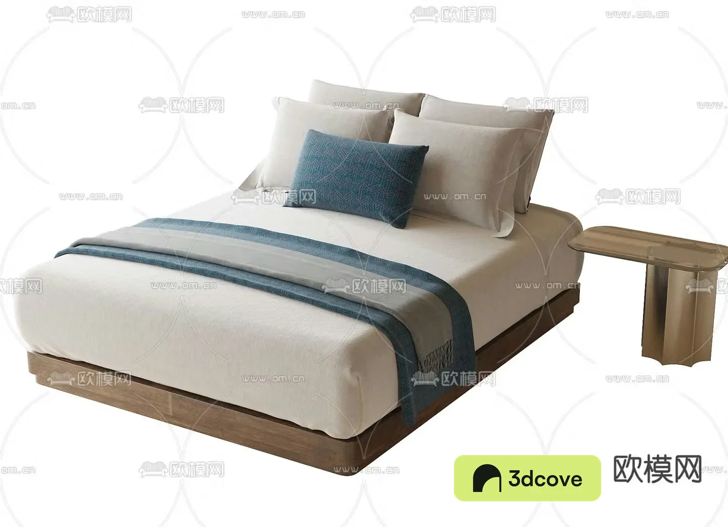 Modern double bed