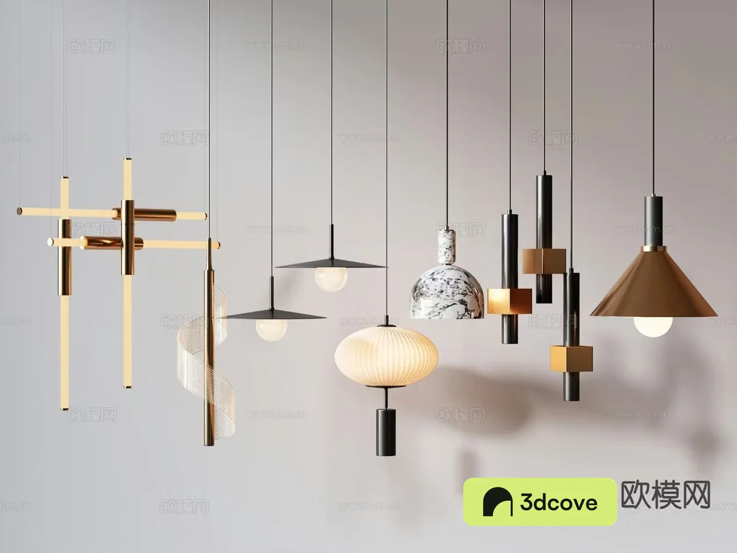 Modern bedside small chandelier
