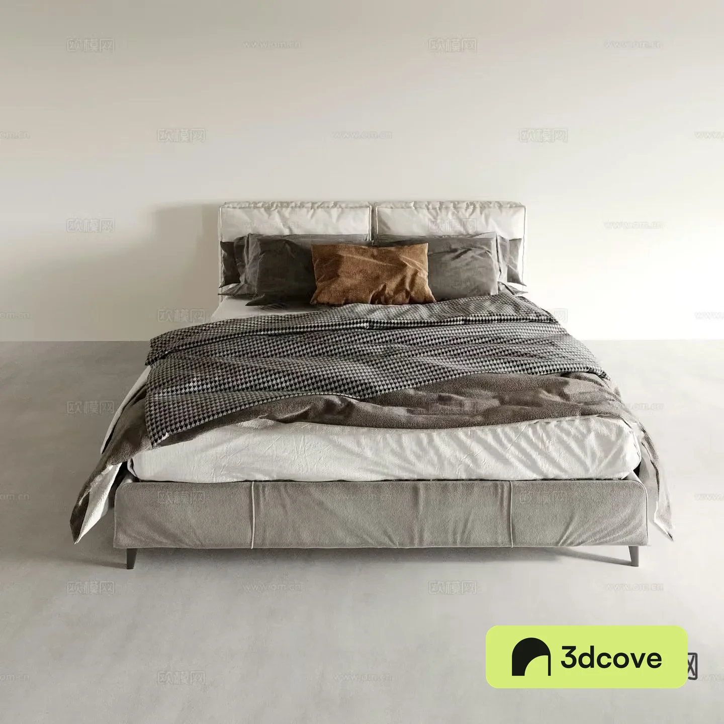 Modern double bed