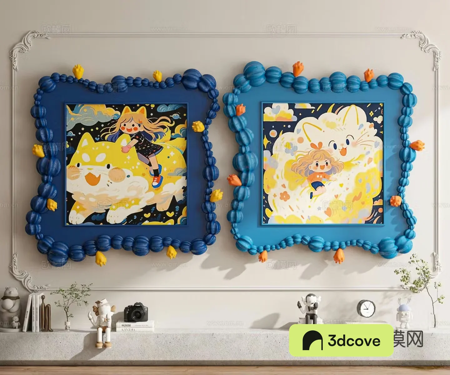 Dopamine children’s hanging painting decorative painting