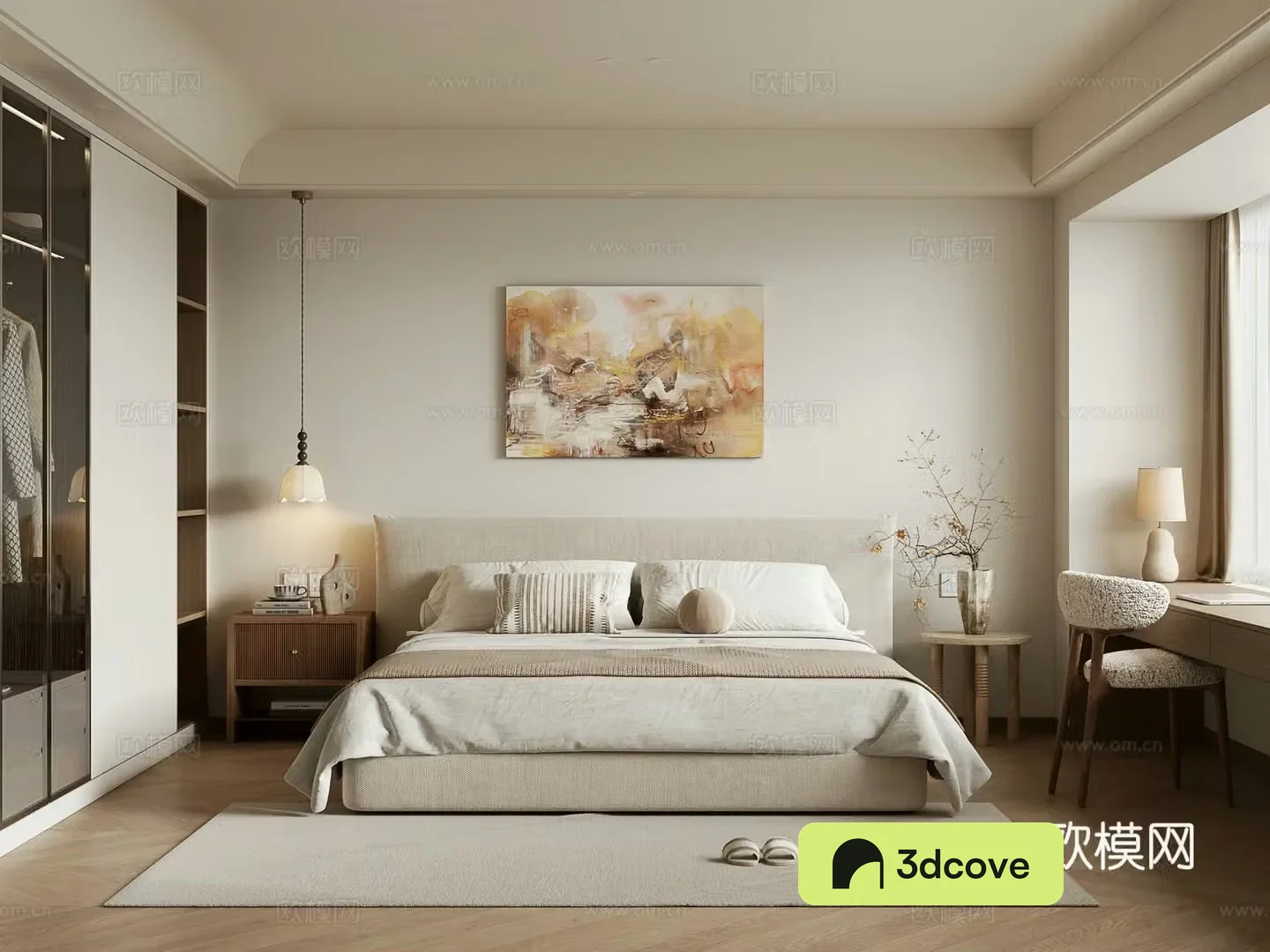 Wasabi bedroom master bedroom 3D model