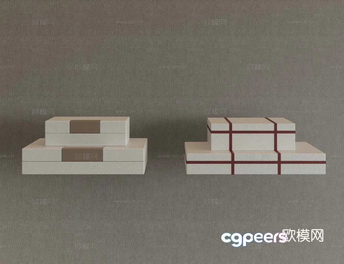 Storage box Organizing box Jewelry box Jewelry box Box Clothing storage box Jewelry ornaments 3D model