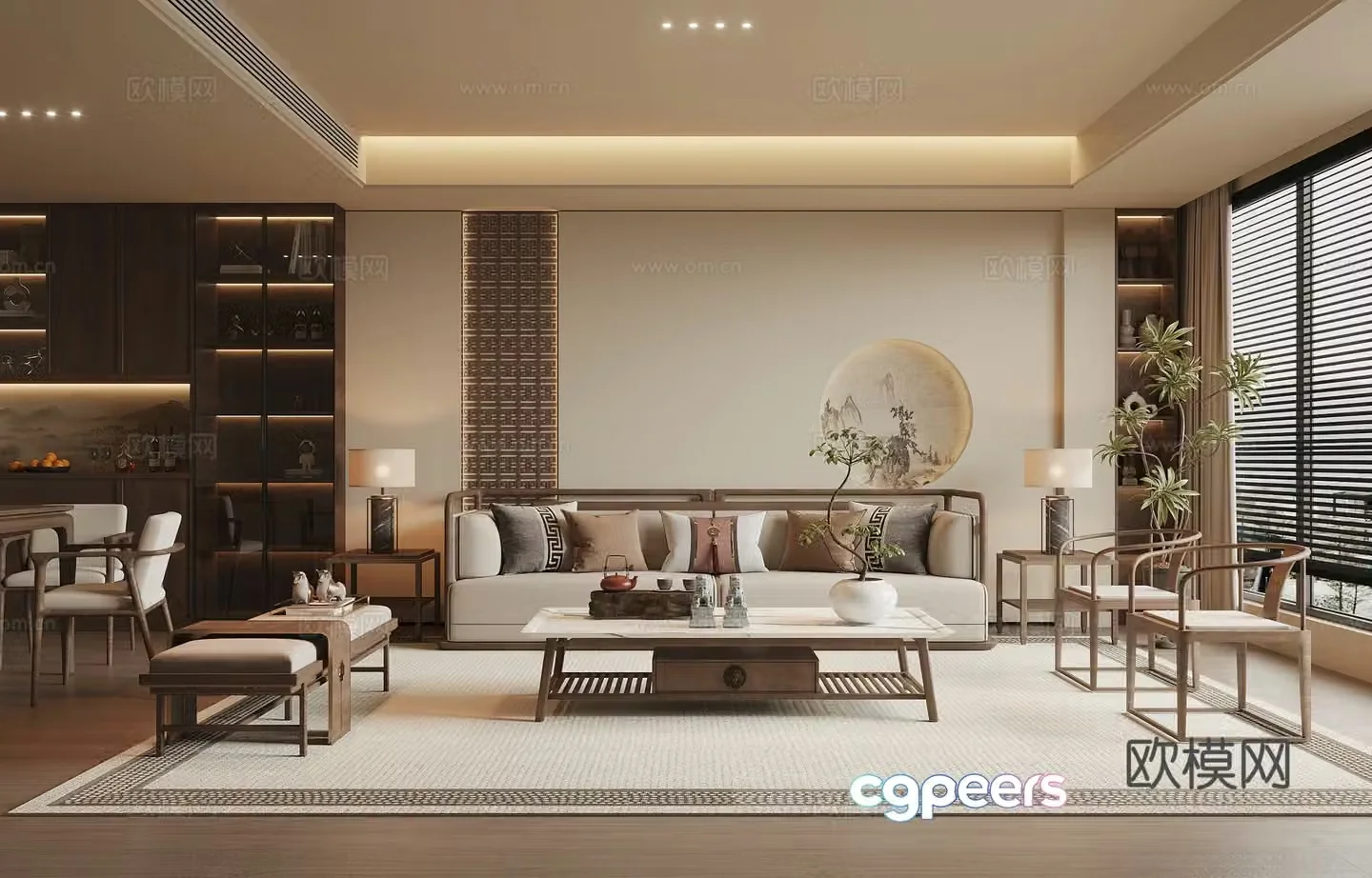 Song style restaurant 3D model