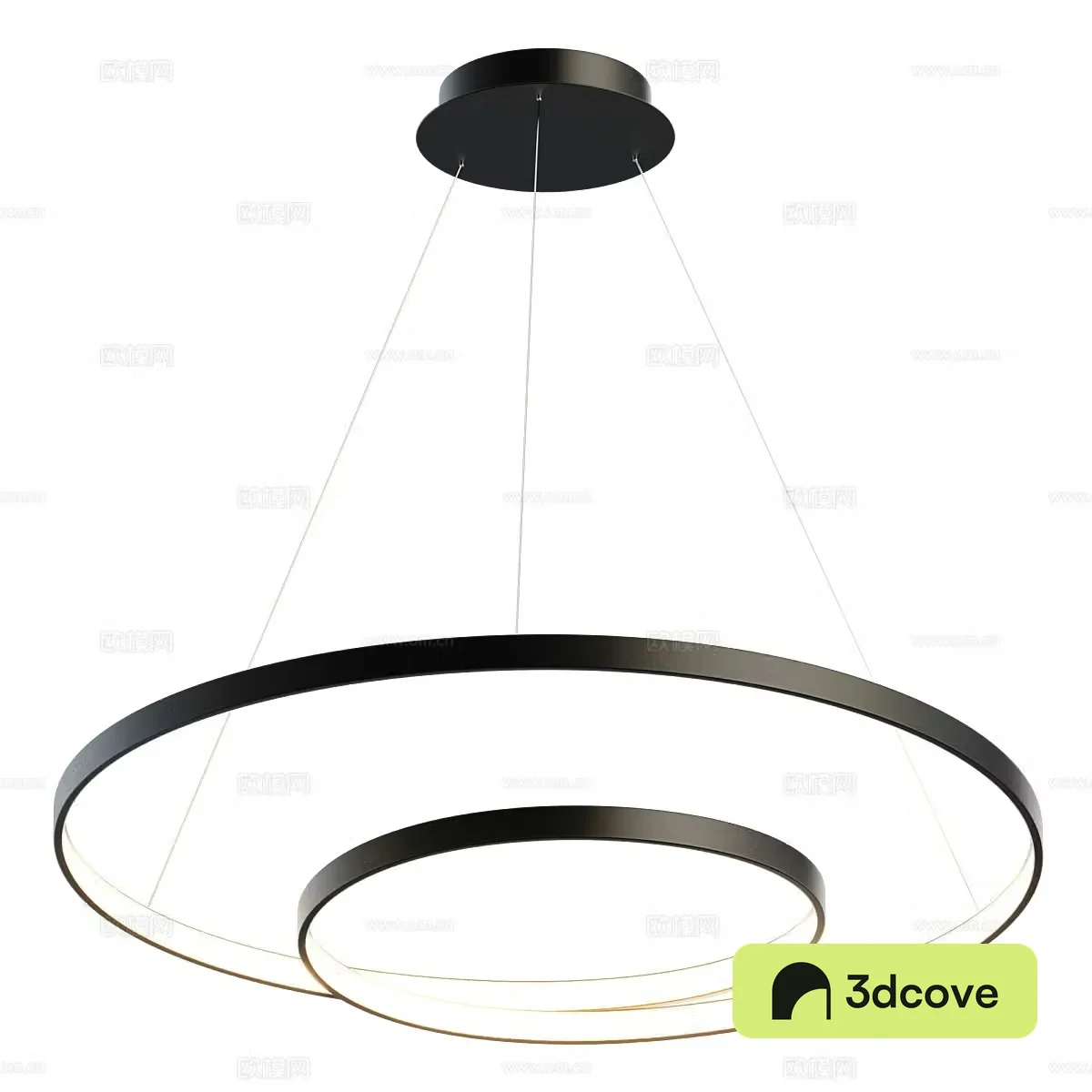 Modern minimalist chandelier ring chandelier