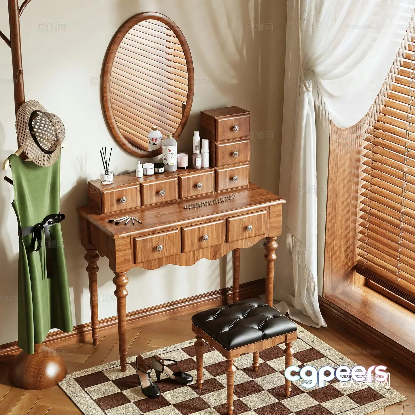 Dressing table 3d model