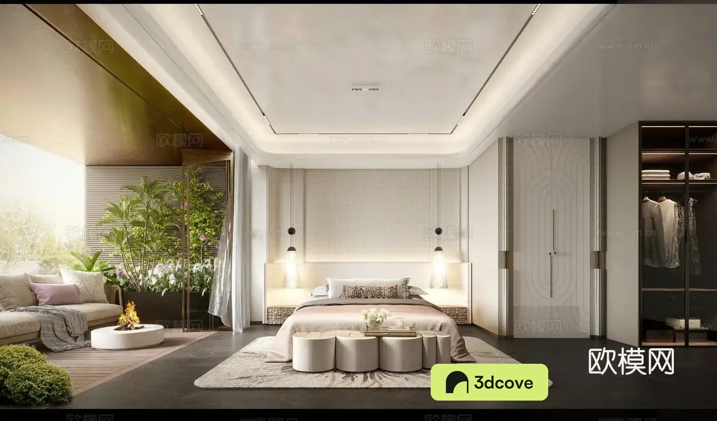 Modern bedroom