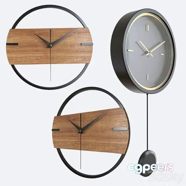 3ds Max Free – 2 set of clock