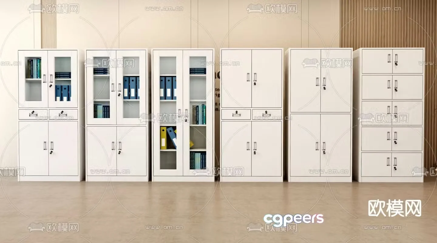 filing cabinet file cabinet locker 3d model