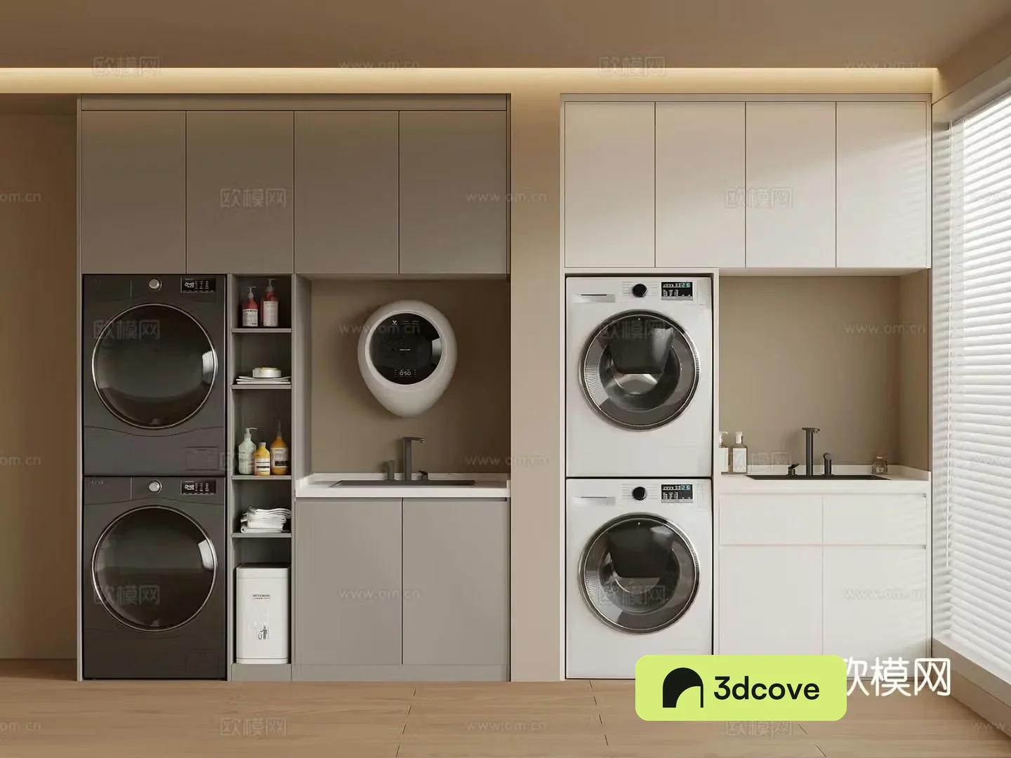 Washing cabinet Modern washing cabinet Balcony cabinet