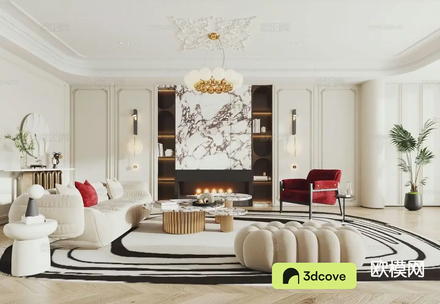 French living room