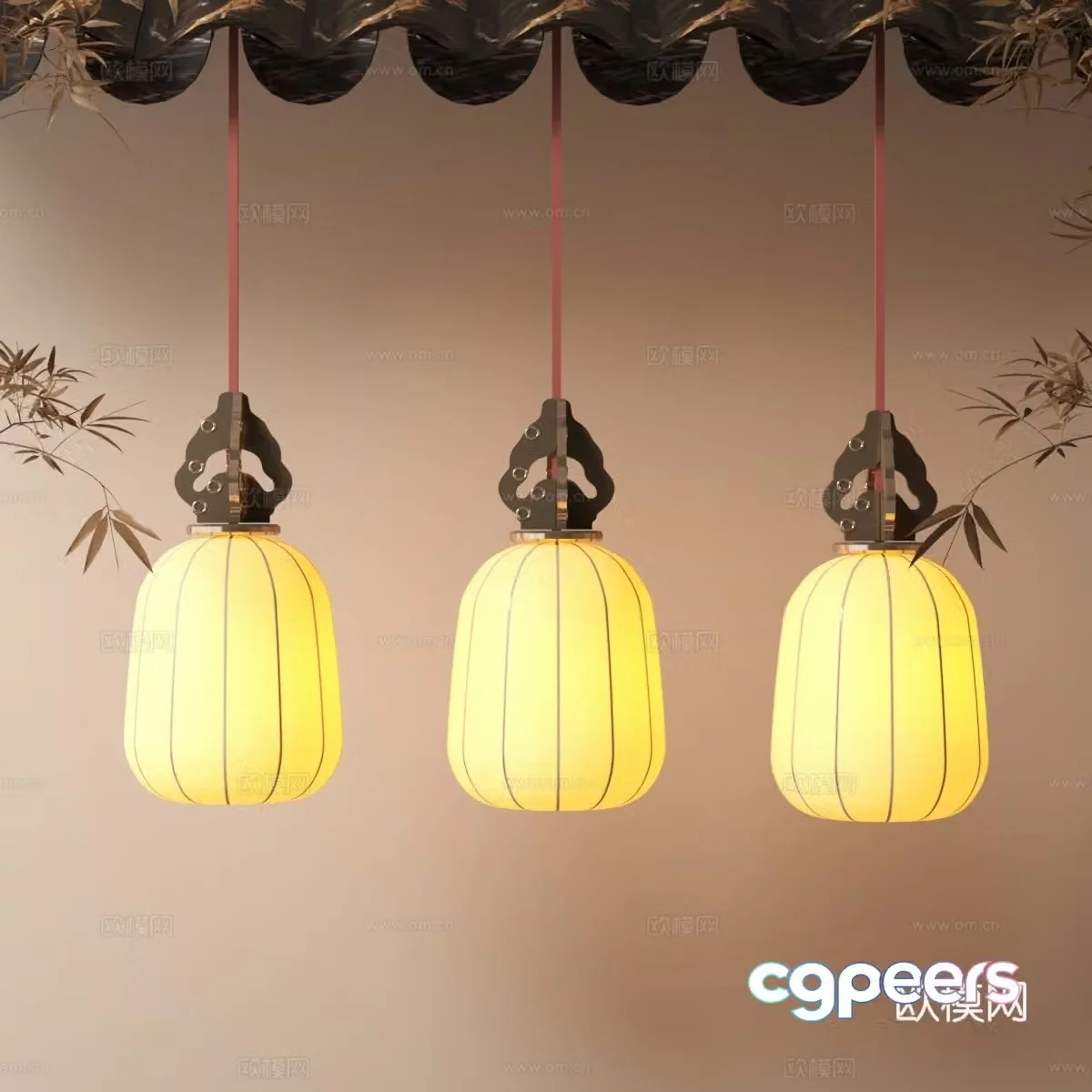 Chinese lantern 3d model