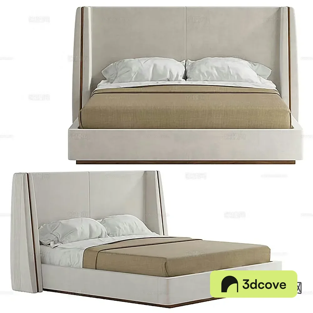 Modern double bed