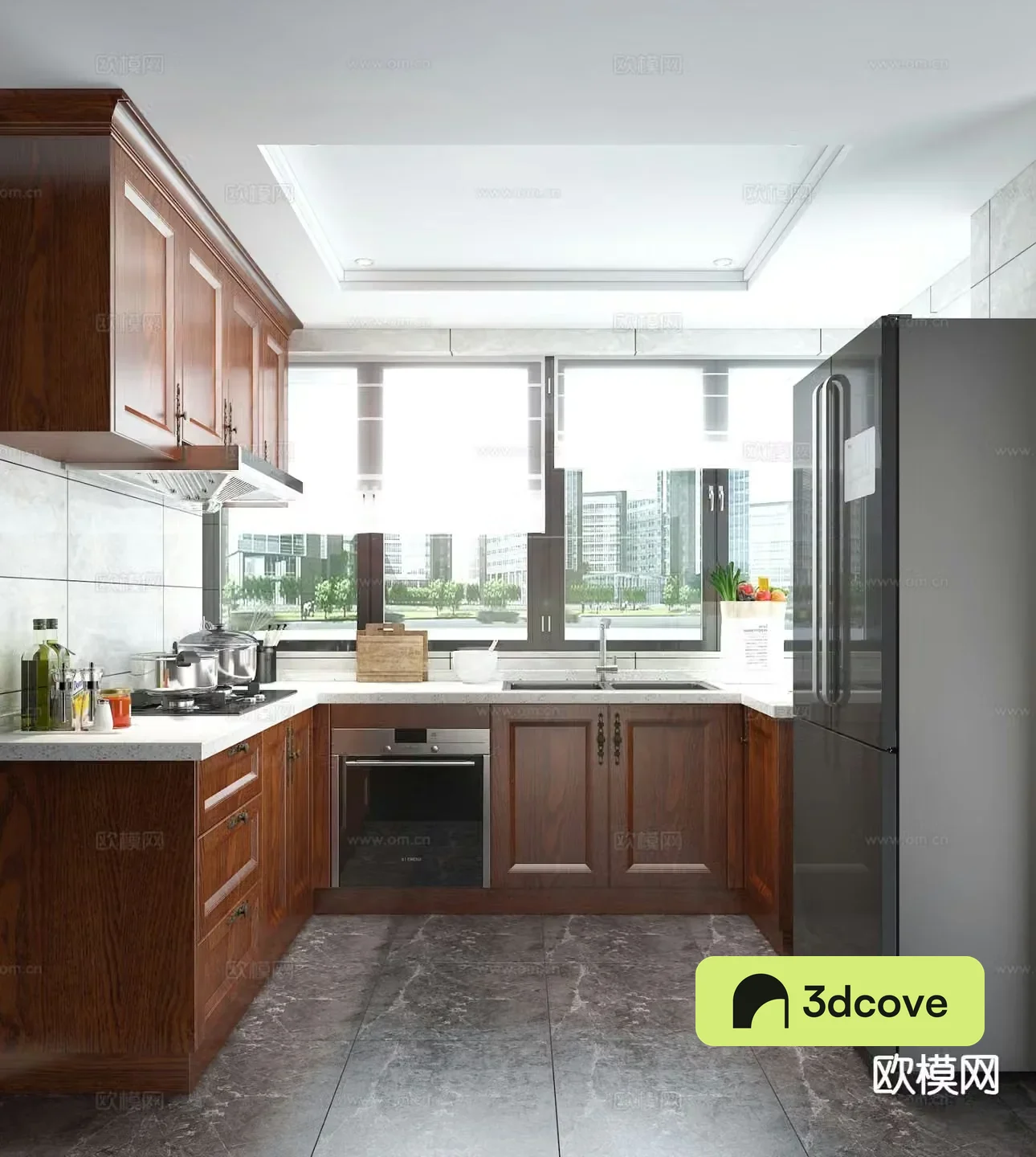 American kitchen cabinet