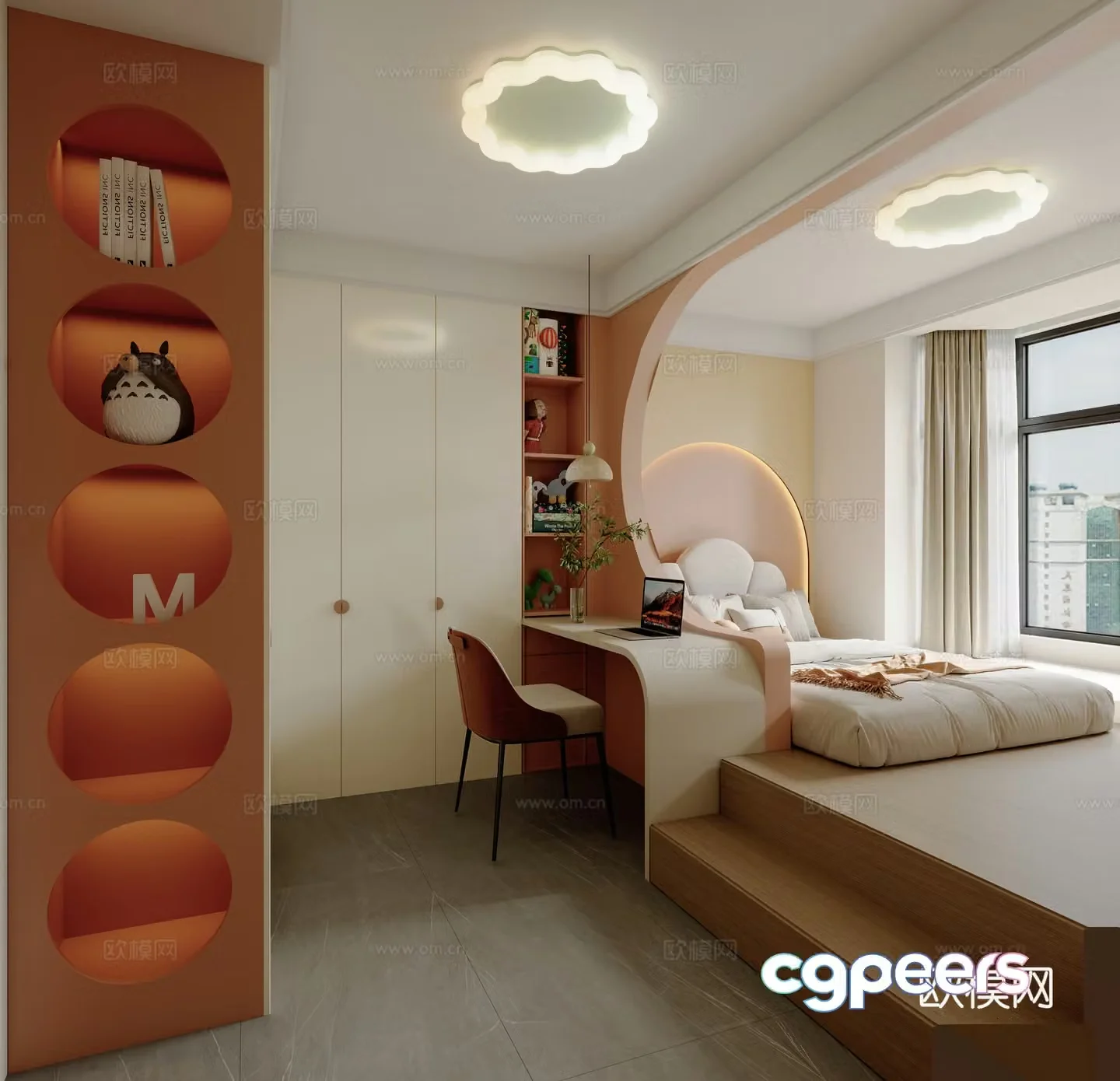 3d model of daughter room