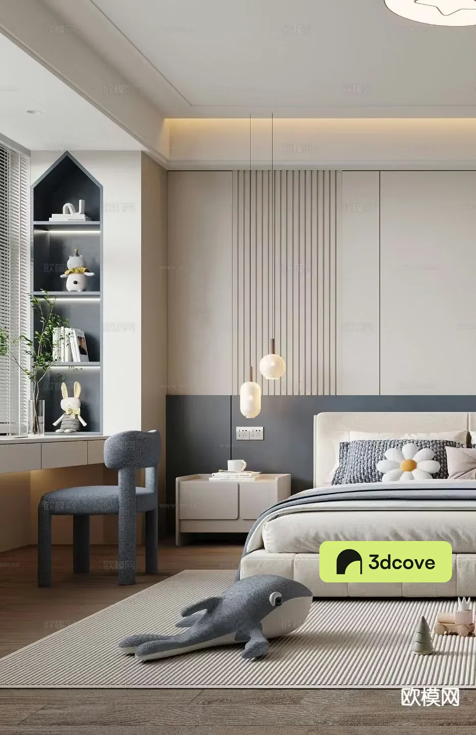 Modern boy’s room kid’s room children’s room